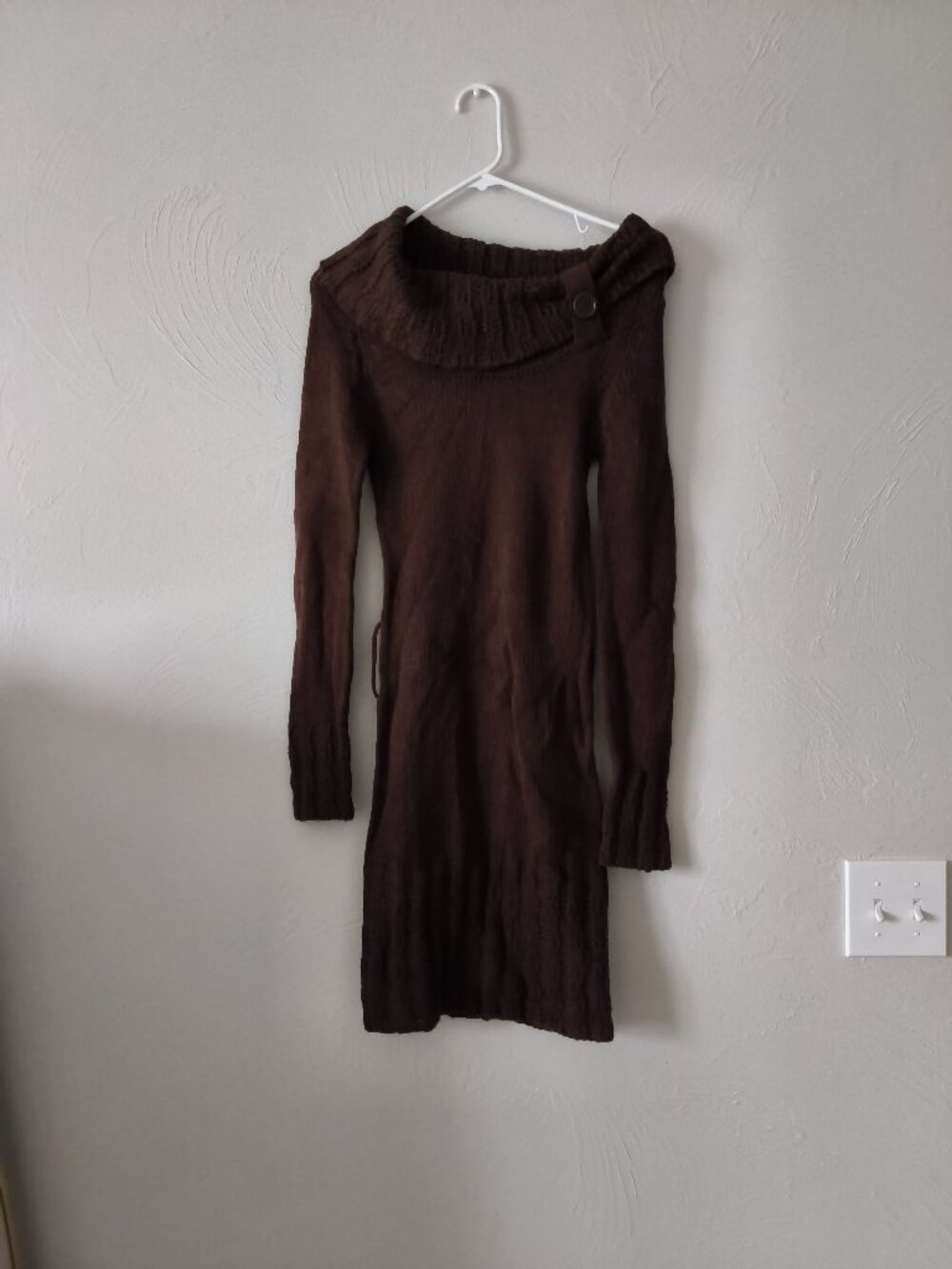 Brown Sweater Dress